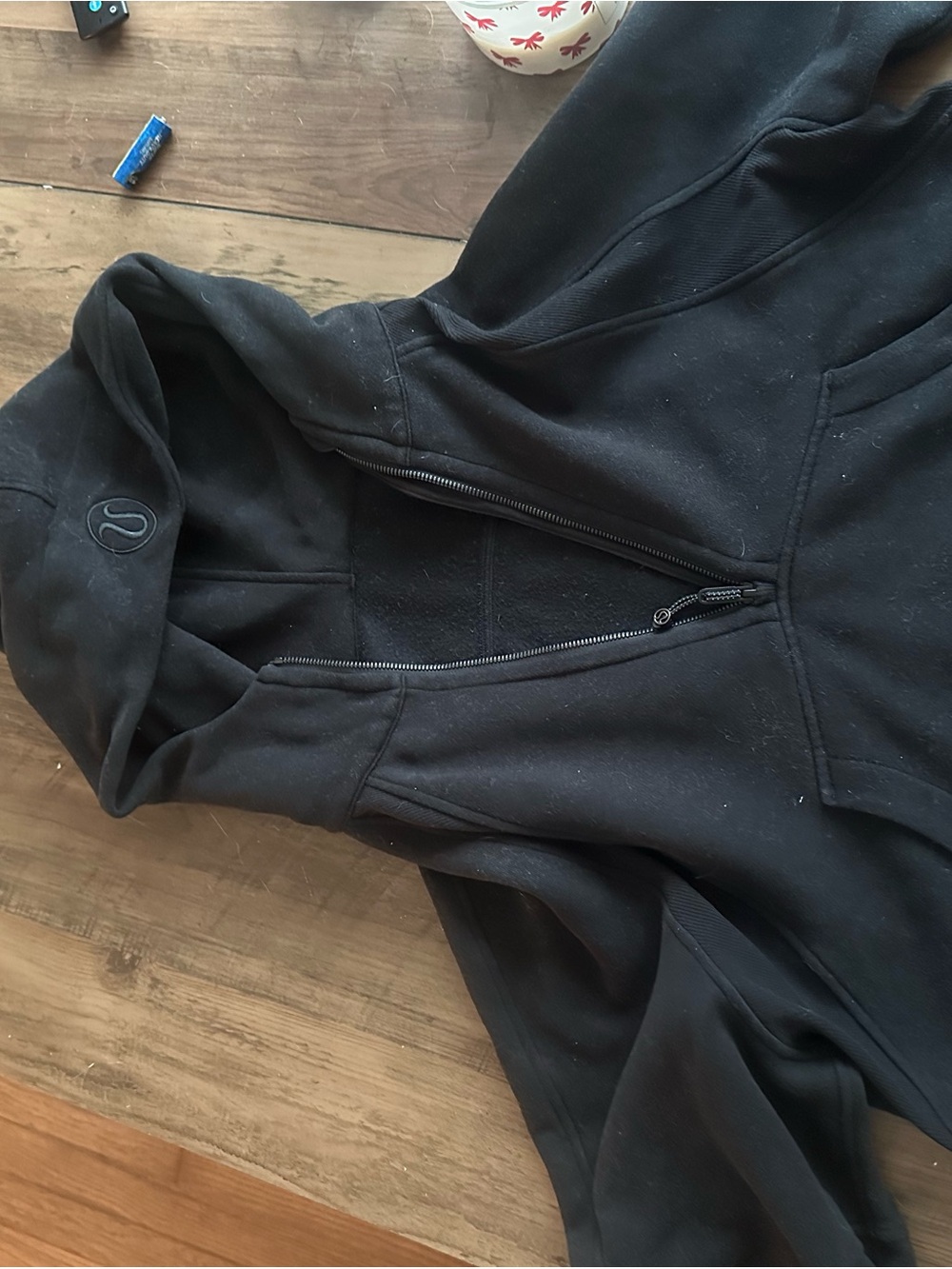 lululemon athletica Black Half-Zip Hooded Pullover - Picture 4 of 4